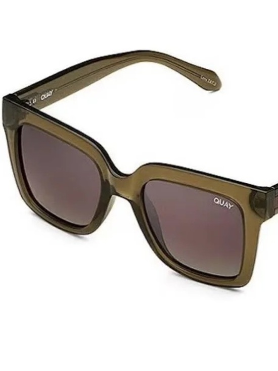 Quay Australia Icy Oversized Tortoise Fade Sunglasses | Category 3 UV Protection main image 5